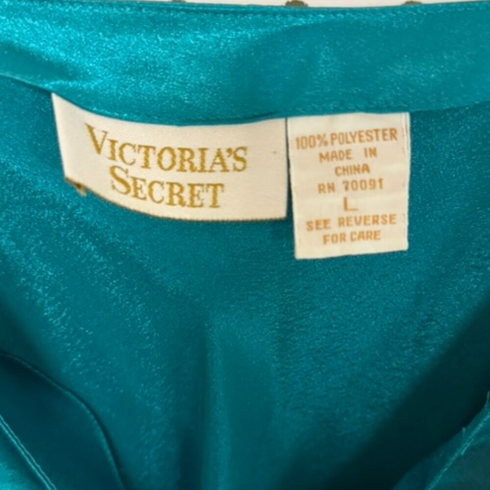 Vintage Victoria's Secret Chemise Slip Womens Large 90's Lingerie Gold Label - Picture 8 of 10